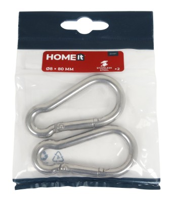 HOME It® brandmandshage Ø8 x 80 mm rustfrit stål 2 stk.