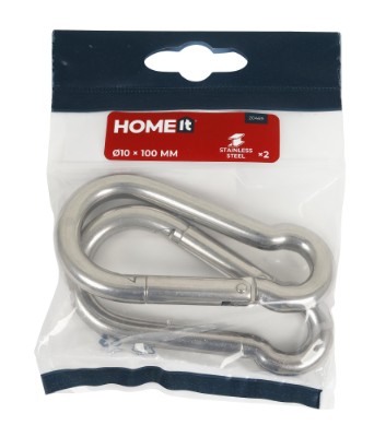 HOME It® brandmandshage Ø10 x 100 mm rustfrit stål 2 stk.