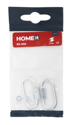 HOME It® nødled skrue Ø4 x 42 x 20 mm elforzinket 2 stk.