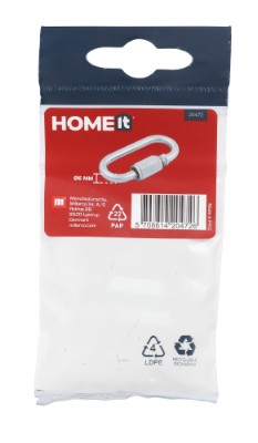 HOME It® nødled skrue Ø6 x 58 x 27 mm elforzinket 2 stk.