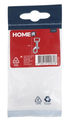 HOME It® Karabinhage 50 mm rustfrit stål