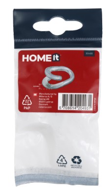 HOME It® nødled 3 mm elforzinket 2 stk.