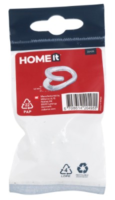 HOME It® nødled 5 mm elforzinket 2 stk.