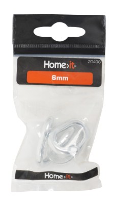 HOME It® nødled 6 mm elforzinket 2 stk.