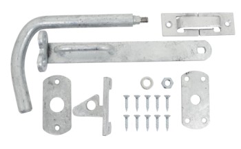 HOME It® Stalddørsgreb med skruer 40-90 mm galvaniseret