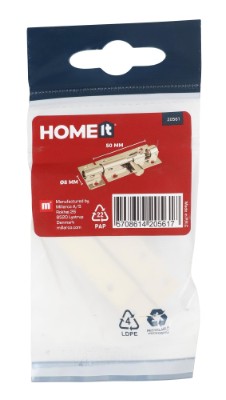 HOME It® Skudrigel med skruer Ø8 x 50 mm messing