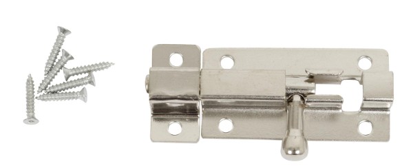 HOME It® Skudrigel med skruer Ø8 x 33 x 50 mm elforzinket