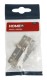 HOME It® Skudrigel med skruer Ø8 x 33 x 50 mm elforzinket