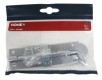 HOME It® Skudrigel med skruer Ø10 x 160 x 43 mm elforzinket