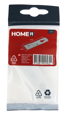 HOME It® hængeblik 80 x 20 mm elforzinket 4 stk.