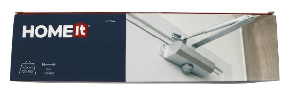 HOME It® komplet dørlukker 1100-1600 mm aluminium