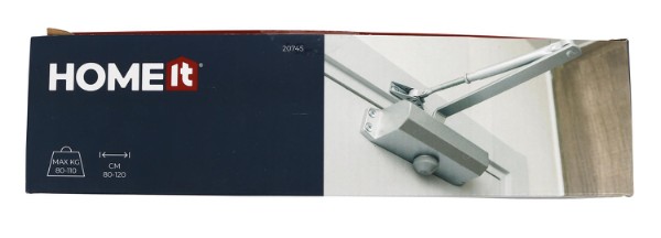 HOME It® komplet dørlukker 820-1100 mm aluminium