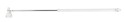 HOME It® dørholder med skruer 310-510 mm hvid/aluminium