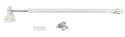 HOME It® dørholder med skruer 310-510 mm hvid/aluminium