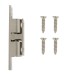 HOME It® dørholder med skruer 60 x 38 mm krom 1 stk.