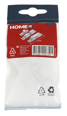 HOME It® dørholder med skruer 60 x 38 mm krom 1 stk.