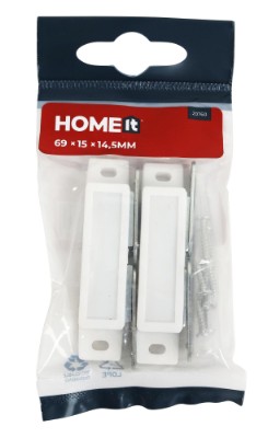 HOME It® magnetlås 69 x 15 x 14,5 mm elforsinket/plast 2 stk.