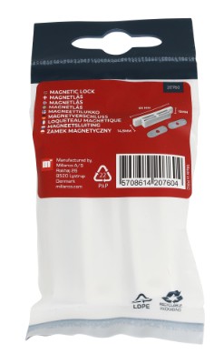 HOME It® magnetlås 69 x 15 x 14,5 mm elforsinket/plast 2 stk.