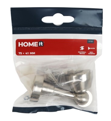 HOME It® dørholder med magnet 75 x 41 mm krom