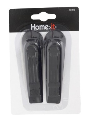 HOME It® kiledørstopper 2-pak sort