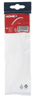 HOME It® buet bøjlegreb 128 mm rustfrit stål 2 stk.