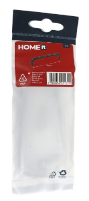 HOME It® U-bøjlegreb 96 x 32 mm matsort 2 stk.