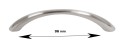 HOME It® buet bøjlegreb 96 x 30 mm rustfrit Stål. 2 stk.