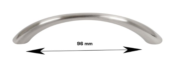 HOME It® buet bøjlegreb 96 x 30 mm rustfrit Stål. 2 stk.