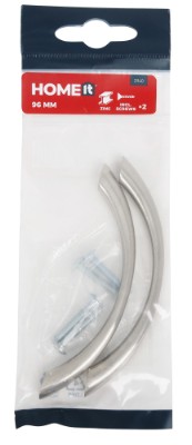 HOME It® buet bøjlegreb 96 x 30 mm rustfrit Stål. 2 stk.