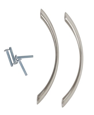 HOME It® buet bøjlegreb 128 x 30 mm rustfrit stål 2 stk.