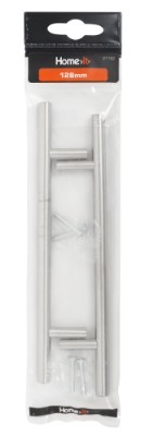 HOME It® T-bøjlegreb 128 x 30 mm aluminium 2 stk.