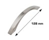 HOME It® buet bøjlegreb 128 x 30 mm aluminium 2 stk.