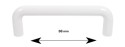 HOME It® bøjlegreb 96 x 30 mm hvid/plast 2 stk.