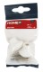 HOME It® porcelænknop Ø29 x 25 mm hvid/guld 2 stk.