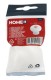HOME It® porcelænknop Ø29 x 25 mm hvid/guld 2 stk.