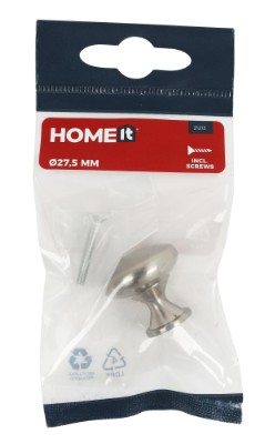 HOME It® møbelknop Ø27,5 x 30 mm satin