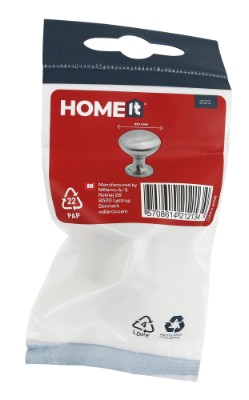 HOME It® møbelknop Ø27,5 x 30 mm satin