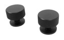 HOME It® riflet møbelknop Ø30 x 25 mm matsort, 2 stk.