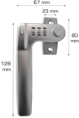 HOME It® vinduesgreb med trecifret kode venstre