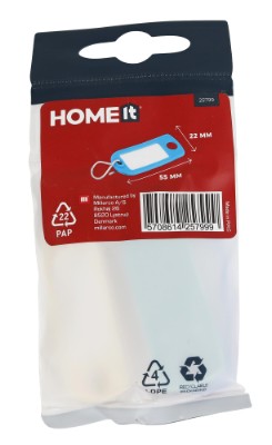 HOME It® nøglering 4-pak 55 x 22 mm Plast