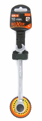 Boxer® ringgaffelnøgle med skralde 10 mm krom-vanadium