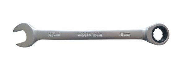 Boxer® ringgaffelnøgle med skralde 18 mm krom-vanadium