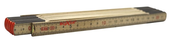 Boxer® tommestok i træ 12 led 2,4 meter