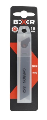 Knivblade 18mm. 10stk. CARBON SK2 bræk a’