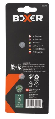 Boxer® Knivblad SK5 stål 25 mm x 10 stk.