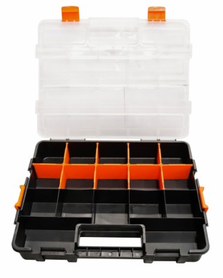 Boxer® sortimentsboks med 15 rum 37,4 × 29,4 × 6,6 cm 2-pak