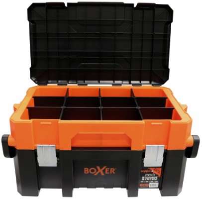 Boxer® kraftig værktøjskasse med aluhåndtag 58 x 35,4 x 28,6 cm