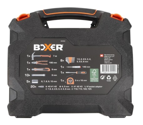 Boxer® værktøjssæt - starter-sæt - 50 dele