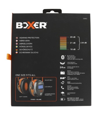 Boxer® høreværn med Bluetooth og DAB-/FM-radio