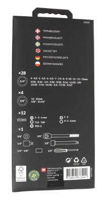 Work it by millarco ®
 topnøglesæt 1/4